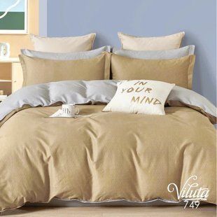 Комплект постільної білизни Viluta двоспальний Satin Twill 749 100% бавовна