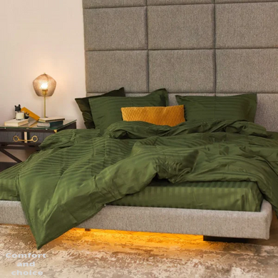 Комплект постільної білизни Tiare двоспальний Satin Stripte 81 100% бавовна