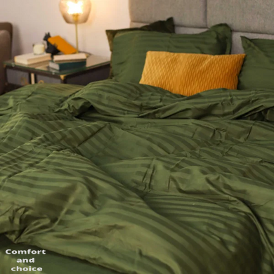 Комплект постільної білизни Tiare двоспальний Satin Stripte 81 100% бавовна