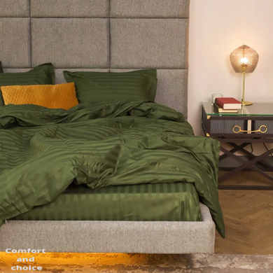 Комплект постільної білизни Tiare двоспальний Satin Stripte 81 100% бавовна