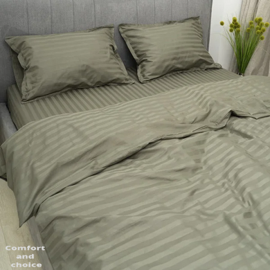 Комплект постільної білизни Tiare сімейний Satin Stripte 94 100% бавовна