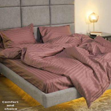 Комплект постельного белья Tiare двуспальный Satin Stripte 86 100% хлопок
