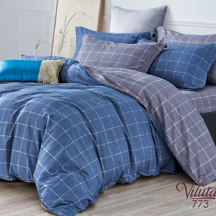 Комплект постільної білизни Viluta полуторний Satin Twill 773 100% бавовна