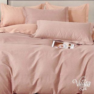 Комплект постільної білизни Viluta двоспальний Satin Twill 824 100% бавовна