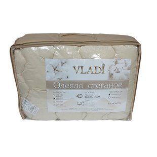Ковдра стьобана вовняна Vladi 140х205