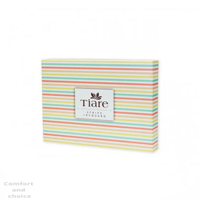 Комплект постельного белья Tiare семейный Satin Stripte 73 100% хлопок